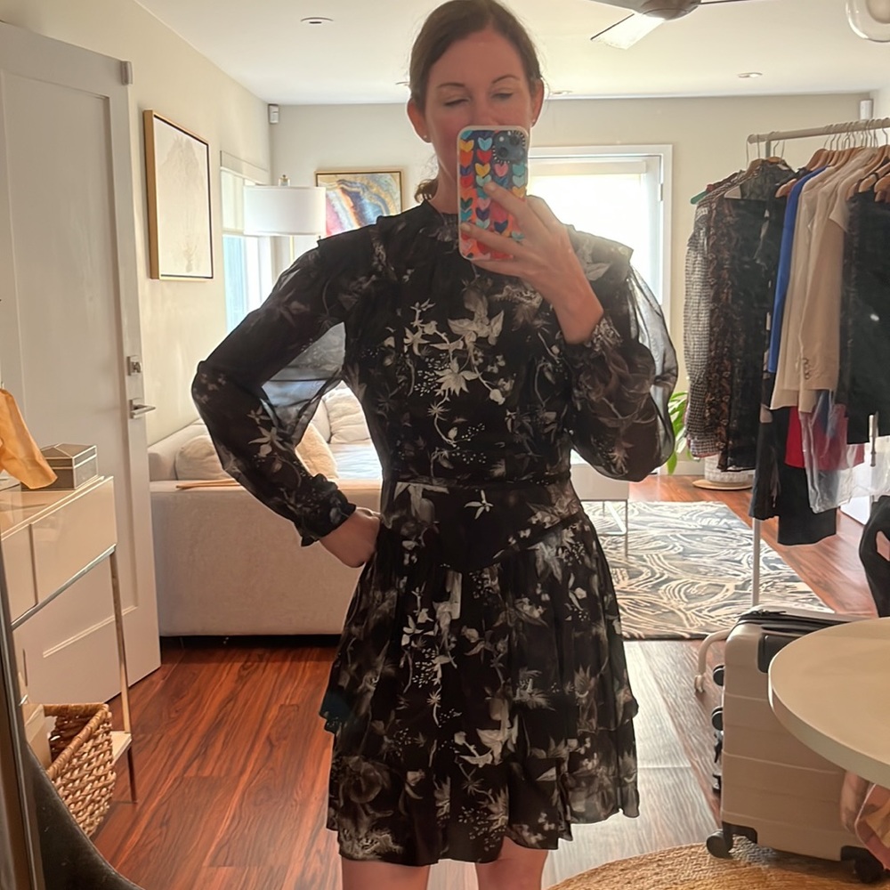 All saints aislyn evolution dress